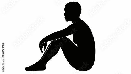 surfer girl silhouette