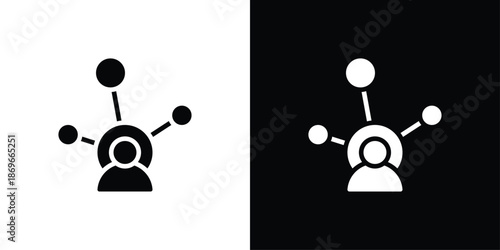 Connection Icon Sheet Black And White