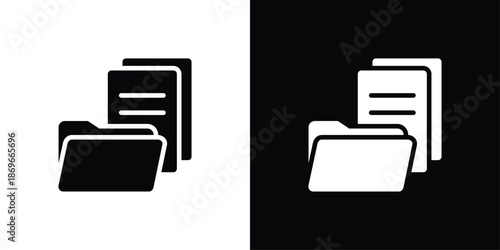 Document Icon Sheet Black And White