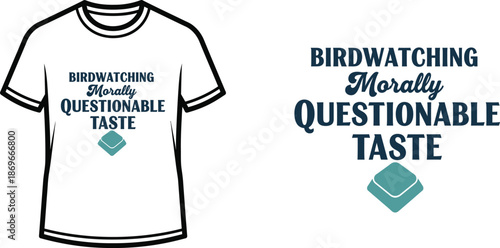 Birdwatching monthly questionnaire t-shirt casual design for nature enthusiasts perfect for outdoor activities typography t shirt
