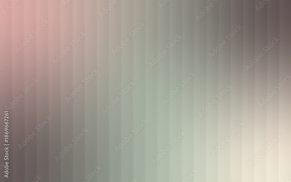 Obraz premium Holographic glass distortion in Retro Pastel Classic. Blurred ripple stripes with glossy vertical gradient, vector illustration