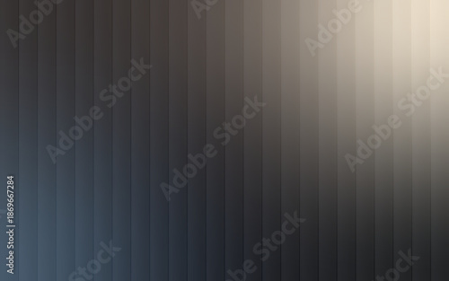 Holographic glass distortion in Cool Blue Silver. Blurred ripple stripes with glossy vertical gradient, vector illustration