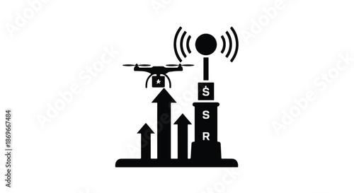 vector illustration of a set of icons of the houses