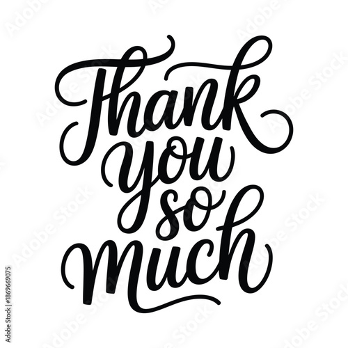 Thank you so much handwritten expression of gratitude message