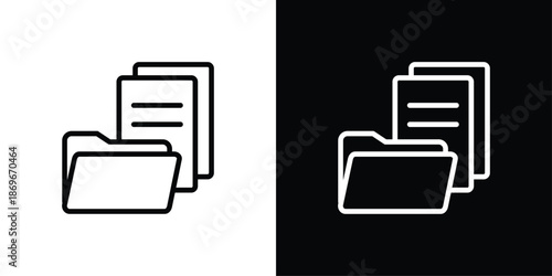 Document Icon Sheet Black And White