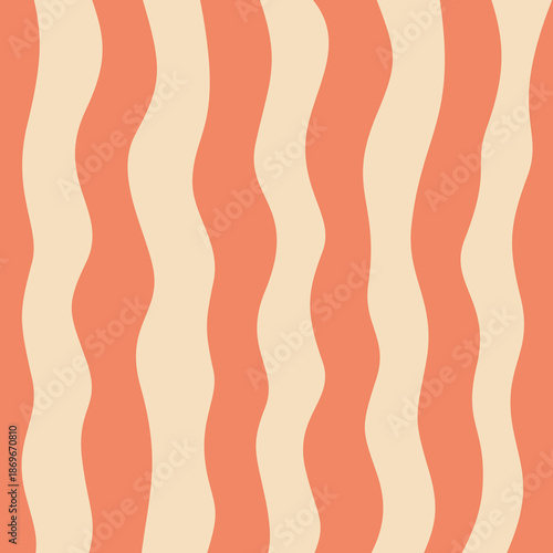 Tło do projektów. Kolorowe abstrakcyjne pasy. Jasny deseń. Ilustracja wektorowa.