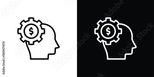 Head Icon Sheet Black And White