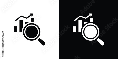 Analysis Icon Sheet Black And White