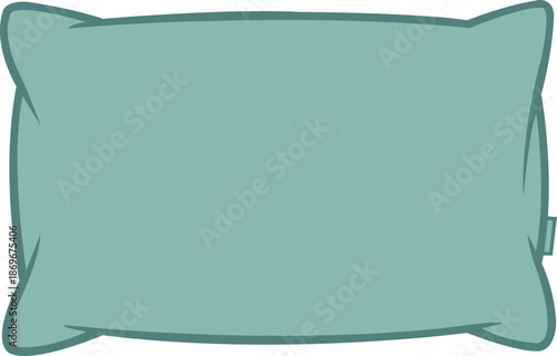 Cozy pillowcase for bedding and sleep comfort, representing home textiles, home decor, bedroom essentials, and clean modern lifestyle on isolated white background.