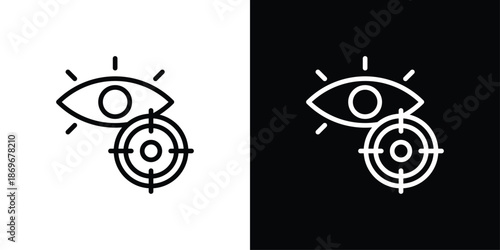 Vision Icon Sheet Black And White
