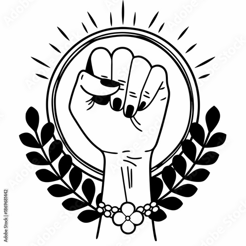 hand drawn vector illustration of an abstract symbol