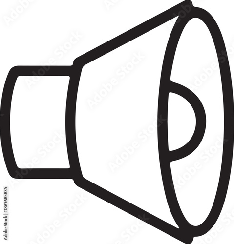 Illustration of a megaphone