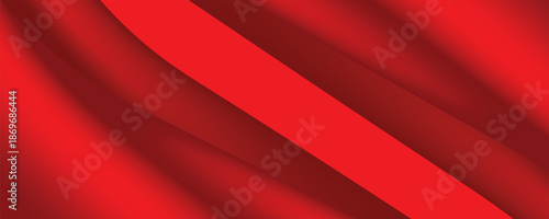 abstract red background with flowing waves