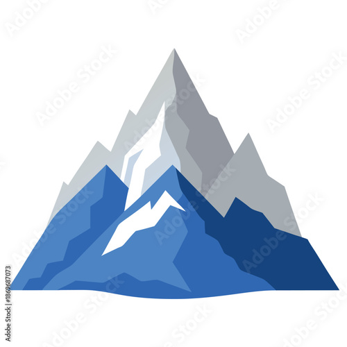 Mountain landscape vector illustration