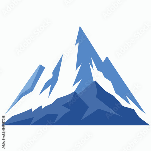 Mountain landscape vector illustration