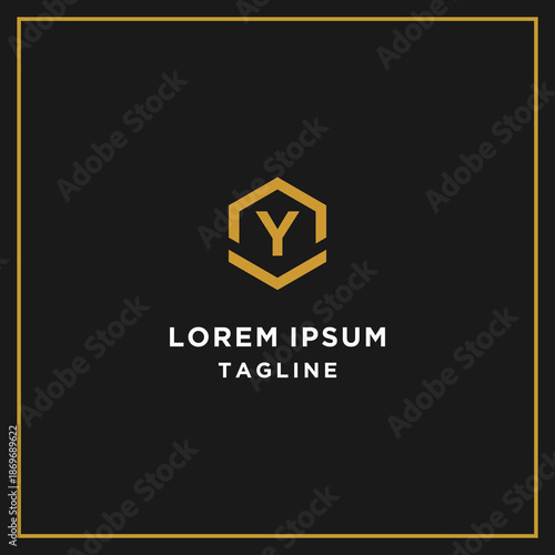 ay or ya hexagon logo