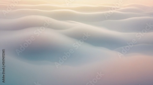 Abstract Atmospheric Fog Background with Soft Depth Layers and Cinematic Calm Mood