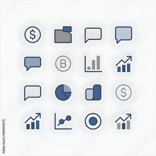 set of icons for web