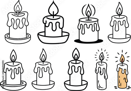 Candlemass Day Candle Light Religious Illustration