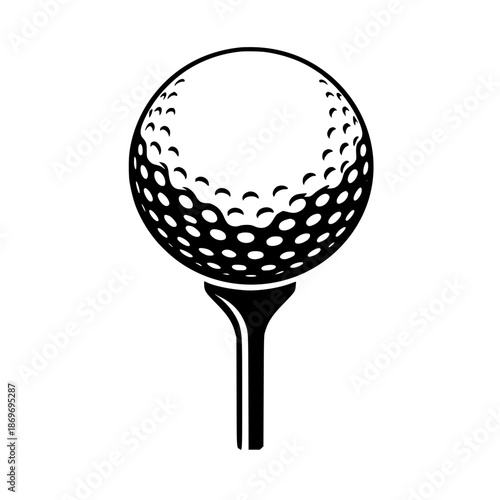 Golf Ball on Tee Design