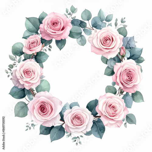 Ramka kwiatowa ilustracja