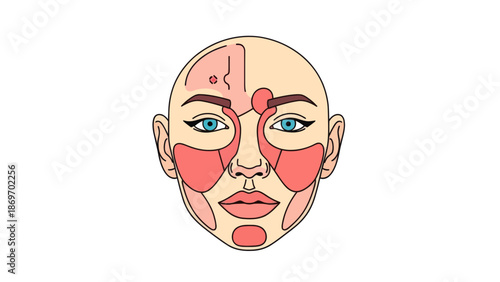 Facial skin mapping for skincare analysis