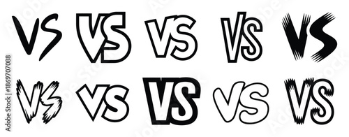 Versus graffiti style poster branding, edgy urban graphics with stamped badges, graffiti influence, and design concepts combining grunge elements with iconic symbols for impactful street art and urban