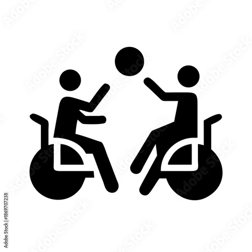 Diverse group of people, including individuals with disabilities, running together in a marathon, promoting inclusion and an active lifestyle.
