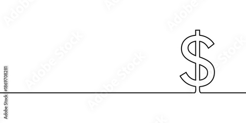 dollar sign on a rope