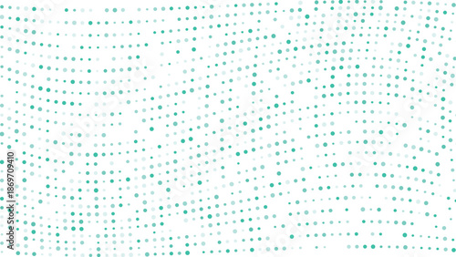 Abstract pixelated background with mint green and gray geometric pattern