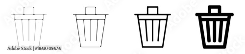 UX UI interface utilisateur corbeille poubelle
