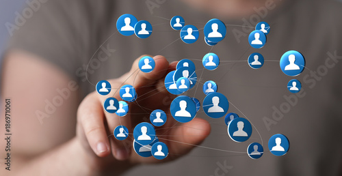 Concept of digital networki...