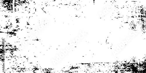 Abstract grunge background featuring a black ink splat design with paint liquid splash textures and vector splatter patterns on a dirty paper wallpaper illustration