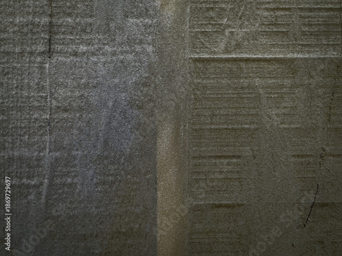 Old grunge ripped, torn vintage posters creased crumpled paper surface texture background