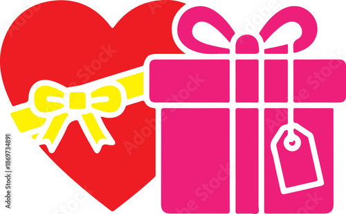 Love Letter Icon with Heart Seal — Romantic Message Envelope Illustration