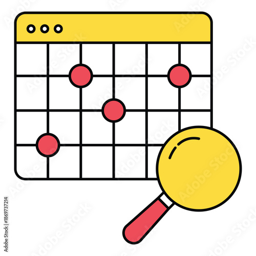 Heat Map Analytics Vector Icon Performance Insights