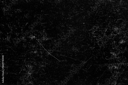 Canvas Print Dark grunge abstract black background with scratches and distressed texture