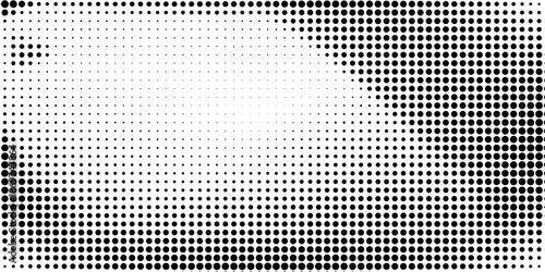 Dots Background. Black and White Fade Pattern. Vintage Abstract Overlay. Grunge Texture. Vector illustration