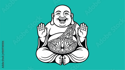 Smiling Buddha Statue A Symbol of Peace and Happiness 5.