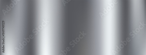 Silver glossy mirror gradient texture vector background