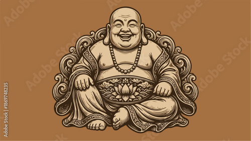 Smiling Buddha Statue A Symbol of Peace and Happiness 6.