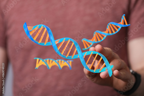 Artistic depiction of DNA h...