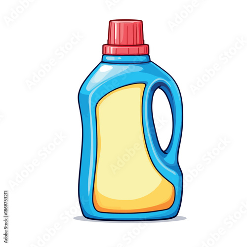 Vsai blue plastic laundry detergent bottle for cleaning laundry