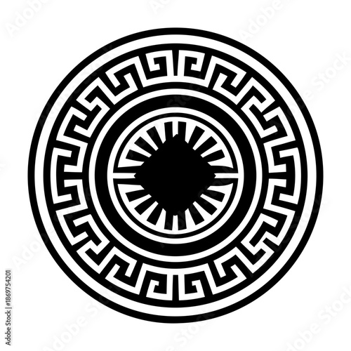  Glyph Style Ancient Coin Logo