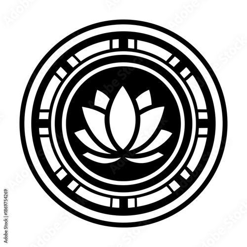 Glyph Style Ancient Coins Symbols 