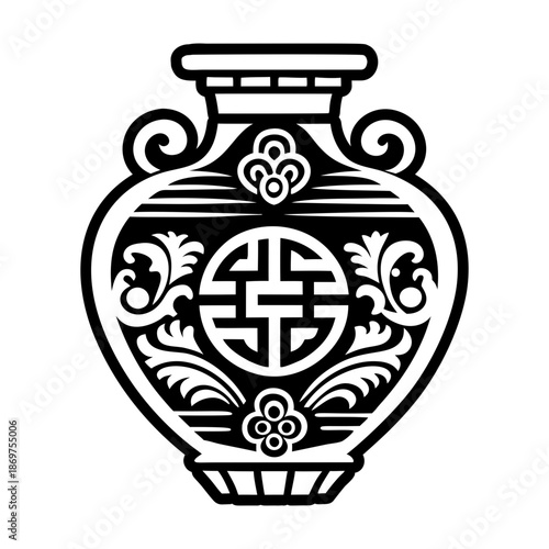 Glyph Style Ancient Vase Symbols