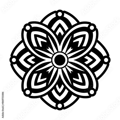 Glyph Style Antique Vase Icons 
