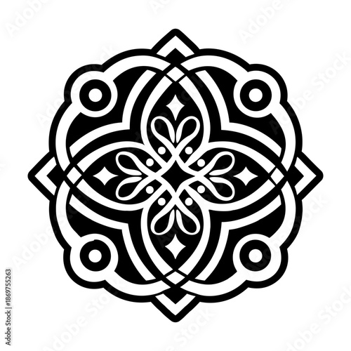 Antique Brooch Glyph Style Icons