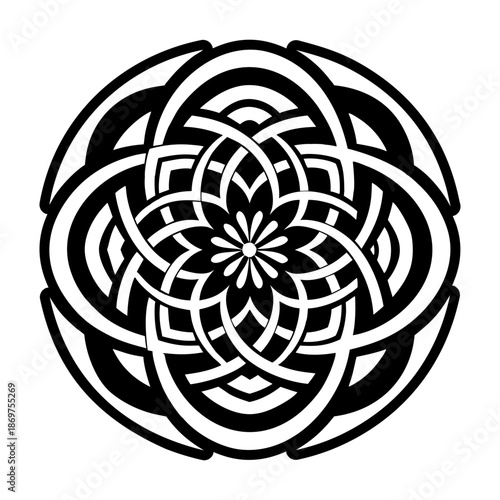 Antique Brooch Glyph Style Icons