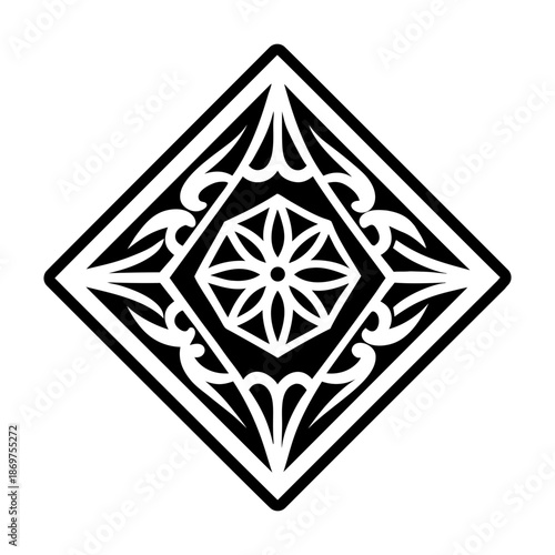 Antique Brooch Glyph Style Icons